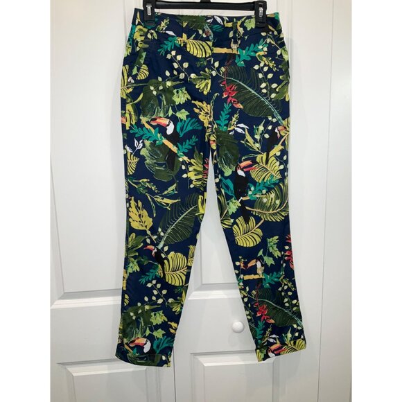 Chico’s Toucan Rain Forest Ankle Pants size 00 - Picture 3 of 8